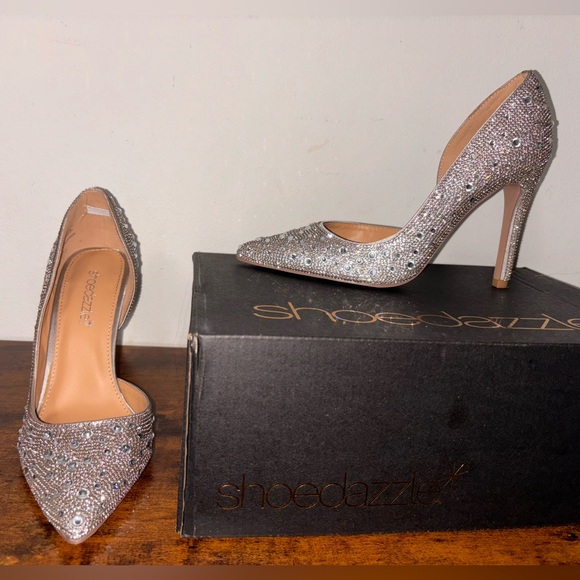 Shoe Dazzle rhinestone High heel pumps - Picture 7 of 12